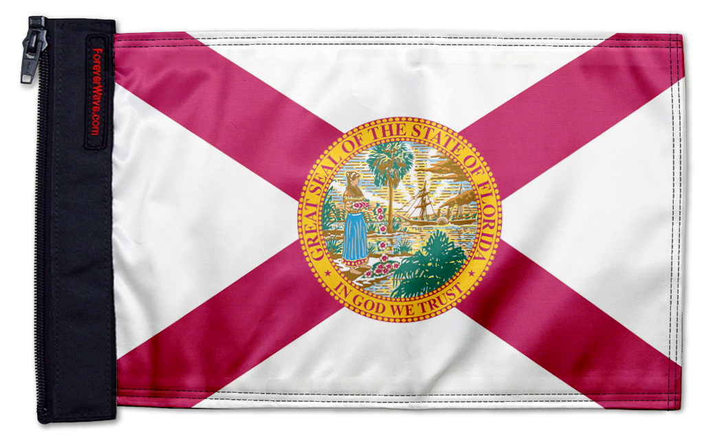 State Flag Florida 12"x18" Forever Wave Flag