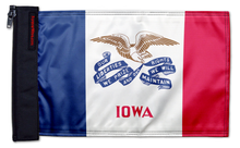 State Flag Iowa 12"x18" Forever Wave Flag for Jeep Wrangler JK 2-Door 2007-2018