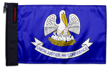 State Flag Louisiana 12"x18" Forever Wave Flag for Bronco