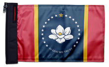 State Flag Mississippi Old Style 12"x18" Forever Wave Flag for Bronco