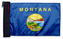 State Flag Montana 12"x18" Forever Wave Flag for Jeep Wrangler YJ 1986-1995