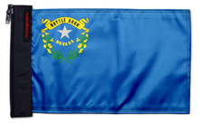 State Flag Nevada 12"x18" Forever Wave Flag for Jeep Wrangler JKU 4-Door 2007-2018