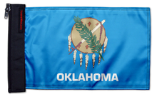 State Flag Oklahoma 12"x18" Forever Wave Flag for Jeep Wrangler JK 2-Door 2007-2018