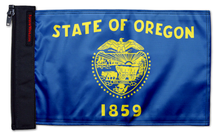 State Flag Oregon 12"x18" Forever Wave Flag for Jeep Wrangler JK 2-Door 2007-2018