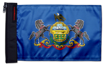 State Flag Pennsylvania 12"x18" Forever Wave Flag for Jeep Wrangler YJ 1986-1995