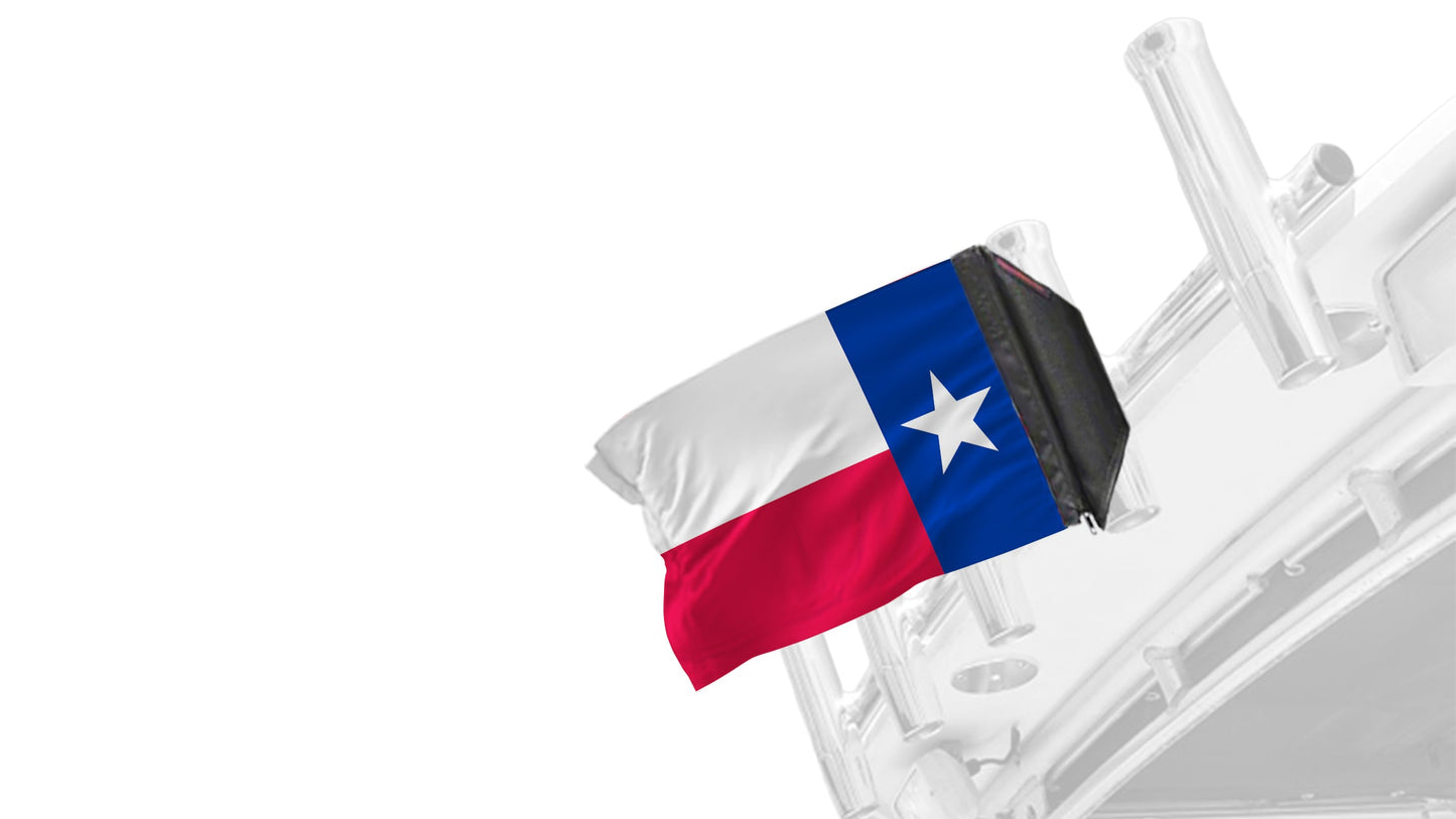 State Flag Texas 12"x18" Forever Wave Flag for Boats