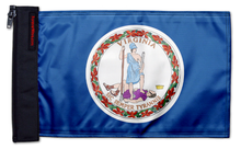 State Flag Virginia 12"x18" Forever Wave Flag for Jeep Wrangler JL 2-Door 2018-Present