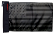 USA Black 12"x18" Forever Wave Flag for Jeep Wrangler JKU 4-Door 2007-2018