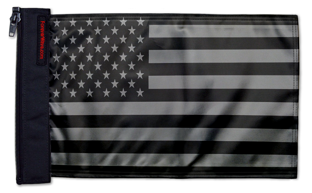 USA Subdued Tactical 12"x18" Forever Wave Flag for Jeep Gladiator JT