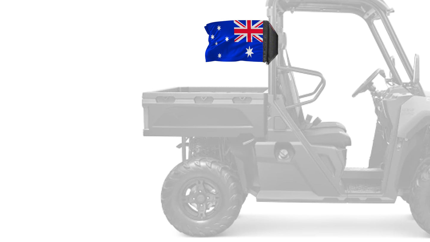 Australia 12"x18" Forever Wave Flag for UTVs