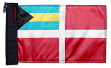 Bahamas Courtesy 12"x18" Forever Wave Flag for UTVs