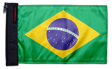 Brazil 12"x18" Forever Wave Flag