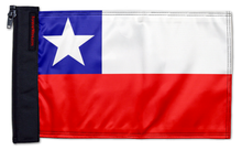 Chile 12"x18" Forever Wave Flag