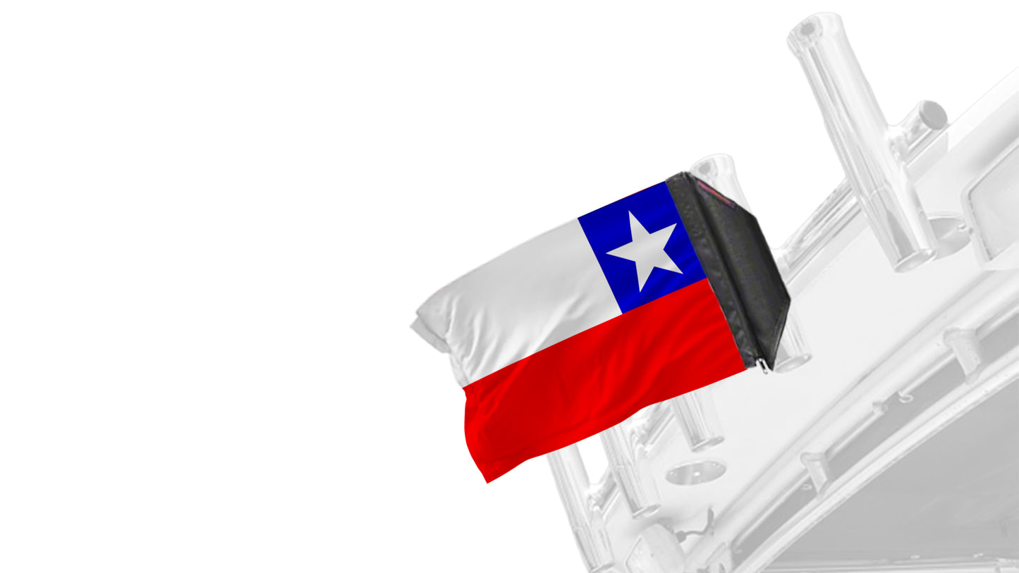 Chile 12"x18" Forever Wave Flag