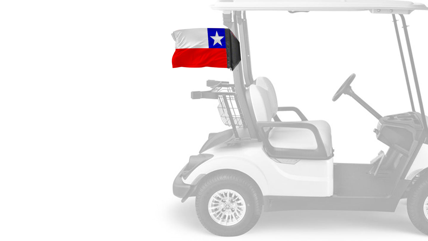 Chile 12"x18" Forever Wave Flag