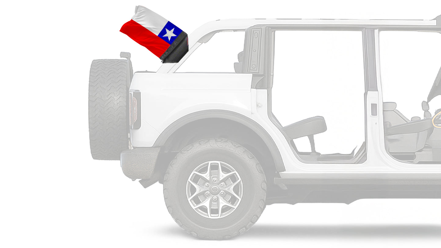 Chile 12"x18" Forever Wave Flag