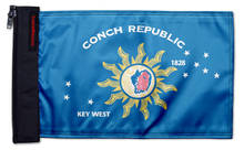 Conch Republic 12"x18" Forever Wave Flag for UTVs