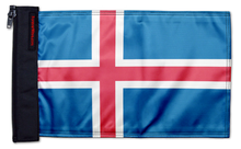 Iceland 12"x18" Forever Wave Flag