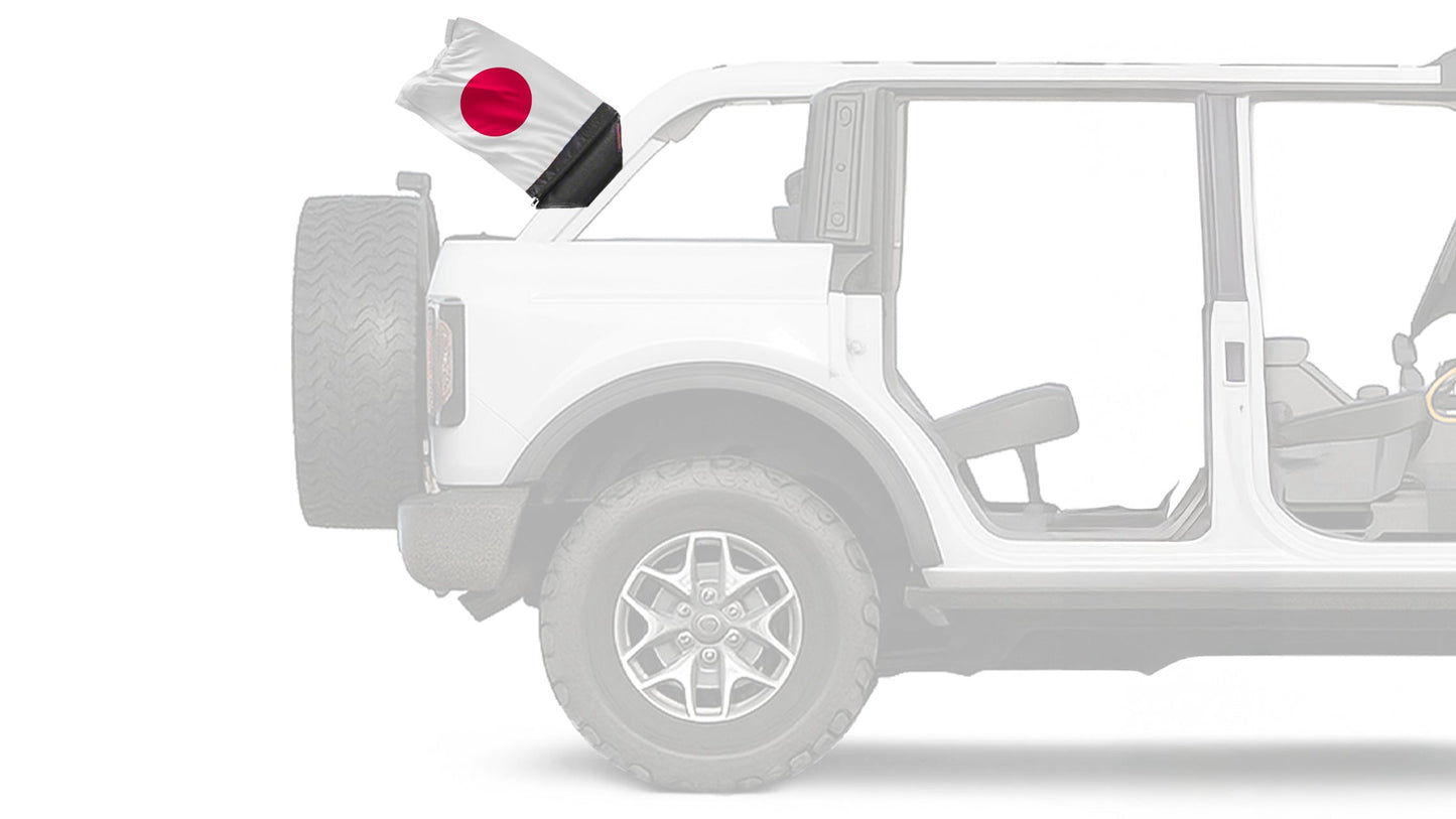 Japan 12"x18" Forever Wave Flag for Bronco