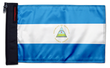 Nicaragua 12"x18" Forever Wave Flag for Jeep Wrangler TJ 1996-2006