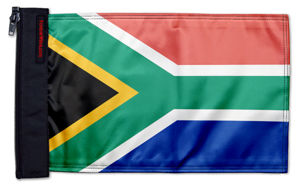 South Africa 12"x18" Forever Wave Flag for Jeep Gladiator JT