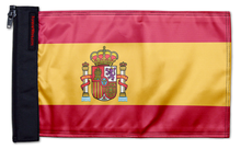 Spain 12"x18" Forever Wave Flag for Jeep Wrangler JKU 4-Door 2007-2018