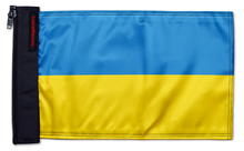 Ukraine 12"x18" Forever Wave Flag for Jeep Wrangler YJ 1986-1995
